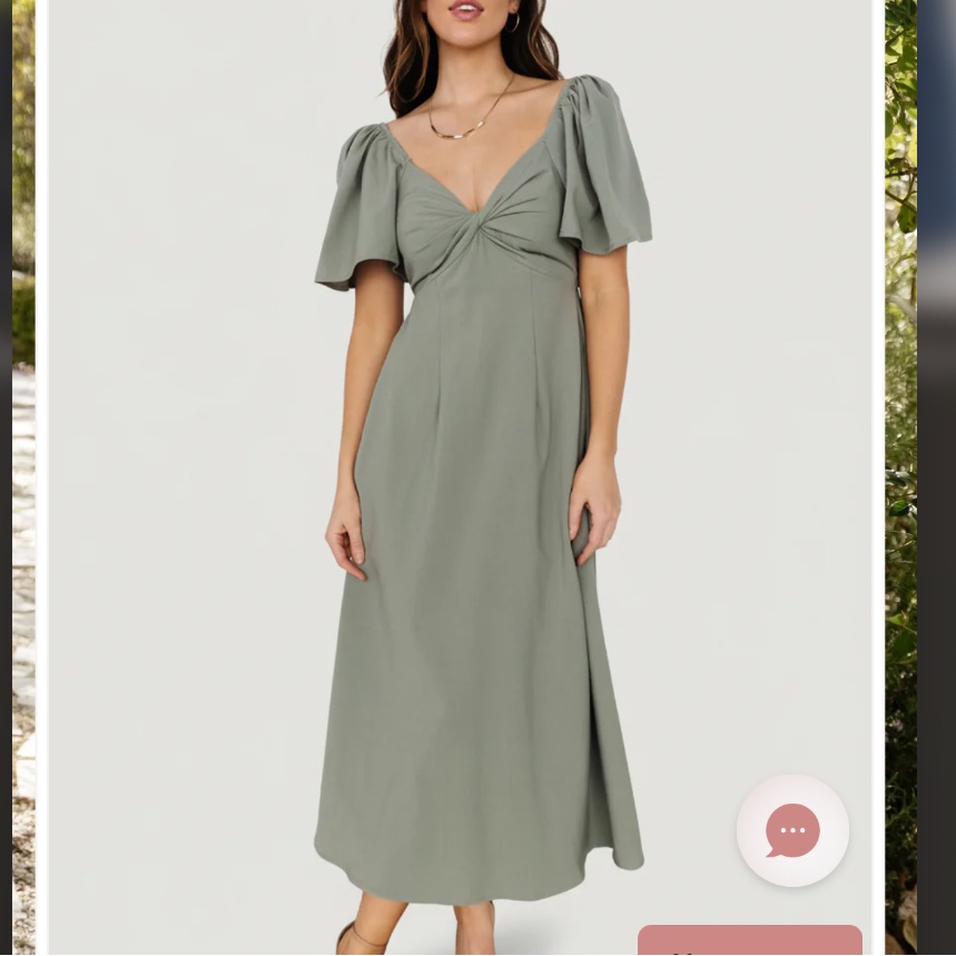 Baltic Born - Indie Back Tie Midi Dress